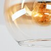 Koyoto 4-lichts plafondlamp met bolvormige kappen, E14, modern vintage