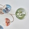 Chehalis retro plafondlamp bollen, gebogen 6-lichts design, ø 64 cm