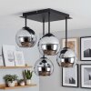 Koyoto 4-lichts plafondlamp met bolkappen, E14, modern retro design