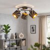 Alsen verstelbare plafondlamp 3-lichts met golfpatroon en kantelbare spots