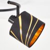 Alsen verstelbare plafondlamp 3-lichts met golfpatroon en kantelbare spots