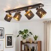 Alsen plafondlamp 4 spots E14 met draaibare en zwenkbare lampenkoppen