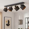 Alsen 4-lichts plafondlamp met draaibare en zwenkbare spots voor woonkamer
