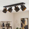 Opatija plafondlamp met 4 draaibare spots, moderne plafondspot voor woonkamer