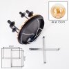 Moderne cluster-plafondlamp Gastor met 4 amberkleurige en heldere glazen bollen