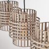 Hanglamp Lomir, kooikappen met rasterstructuur, voor de eettafel, montageverstelbaar