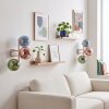 Retro wandlamp Gastor met verticale opstelling en drie lichtpunten, 2-delige set