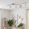 Moderne LED-plafondlamp Villenauxe met 6 draaibare lichtkoppen, 3000 Kelvin warmwit