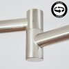 Moderne LED-plafondlamp Villenauxe met 6 draaibare lichtkoppen, 3000 Kelvin warmwit