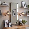Moderne bol-wandlamp Gastor in zandkleur, 2-delige set met ronde vorm
