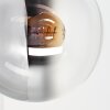 Retro wandlamp Gastor, 2-delige set met E14-fitting en heldere glazen bol