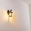 Strat Buiten muurverlichting Roest, Zwart, 1-licht