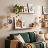 Moderne wandlamp Koyoto, 2-delige set met 3 glazen bollen in chroom, rook en amber