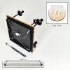 Cluster-plafondlamp Koyoto in bohostijl met 5 amberkleurige en heldere glazen bollen