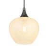 Globo Maxy bolvormige hanglamp met E27-fitting en organisch design, modern en tijdloos