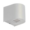 NOWA Belum LED buitenwandlamp, wandlamp voor buiten half rond modern voor terras