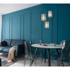 NOWA Run 3-lichts hanglamp modern Ø35 cm E27 voor eetkamer, hal, keuken, woonkamer