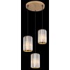 NOWA Run 3-lichts hanglamp modern Ø35 cm E27 voor eetkamer, hal, keuken, woonkamer