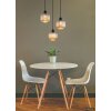 NOWA Tom 3-lichts ronde hanglamp voor eetkamer modern met 3 E14-fittingen, ø 41,8 cm