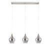 NOWA Drop 3-lichts balkpendellamp voor eettafel, E14, 3x40 Watt, lengte 15 cm