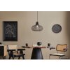 NOWA Mateo hanglamp voor eettafel, pendellamp met ronde kooioptiek, modern, E27, 40 W