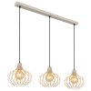 NOWA Mateo 3-lichts hanglamp (pendellamp) modern voor eetkamer en keuken, E27, 60W, 103 cm