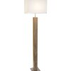 NOWA Gump vloerlamp met rechthoekige kap voor woonkamer, E27, 40 Watt, 150 cm, modern