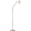 NOWA Daytona vloerlamp met leeslamp en schakelaar, E14, 430 lm, 5 W voor woonkamer