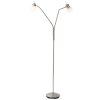 NOWA Loxy 2-armige vloerlamp als leeslamp met 2 lichtpunten voor woonkamer en eetkamer