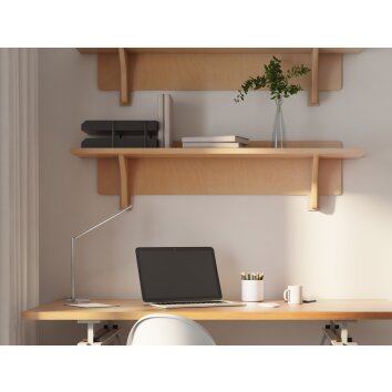 NOWA Carlo langwerpige moderne LED plafondlamp voor eetkamer en woonkamer, strak ontwerp