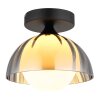 NOWA Eva ronde plafondlamp, moderne plafondverlichting Ø 20 cm, G9
