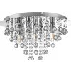 NOWA London glinsterende plafondlamp plafonnière, 5-lichts, E14, modern-vintage