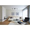 NOWA Loxy 6-lichts langwerpige plafondlamp E14 modern voor eetkamer en woonkamer