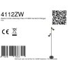 Steinhauer Preto vloerlamp als leeslamp met 2 spots, GU10, draaibare lampkoppen
