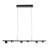 Steinhauer Marcadore LED balkpendel met draaibare spotkoppen, modern, 6-lichts, 120 cm