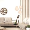 Steinhauer Sable hanglamp voor eetkamer en woonkamer met plooikap rond modern E27 25 cm
