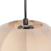 Steinhauer Sable hanglamp voor eetkamer en woonkamer met plooikap rond modern E27 25 cm