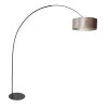 Steinhauer Curve boogvloerlamp modern E27 met schakelaar voor eetkamer en woonkamer