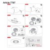 Steinhauer Lido LED ronde plafondlamp modern 28 cm voor slaapkamer en woonkamer