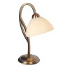 Steinhauer Anthea klassieke tafellamp, verstelbare leeslamp met gebogen arm en E27