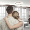 Steinhauer Flady 2-lichts LED plafondlamp rond 50 cm 4600 lumen 2700K 40W