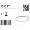 Steinhauer Flady 2-lichts LED plafondlamp rond 50 cm 4600 lumen 2700K 40W