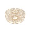 Steinhauer Bloeba plafondlamp plafonnière rond 40 cm E27 open spijlenkap modern