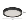 Steinhauer Luminix LED extra vlakke ronde plafonnière Ø 29 cm