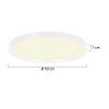 Steinhauer Flady LED ronde plafondlamp plafonnière 50 cm 2700 Kelvin 4600 Lumen 40 Watt