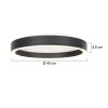 Steinhauer Ringlux LED plafondlamp met ringdesign, modern, ø 4 cm voor woonkamer