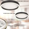 Steinhauer Ringlux LED plafondlamp met ringdesign, modern, ø 4 cm voor woonkamer