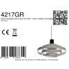 Steinhauer Cirque verstelbare design hanglamp, gelaagde schijfvorm, lengte 50 cm, modern