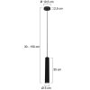 Steinhauer Tubel verstelbare hanglamp, pendellamp voor kookeiland, rond, GU10