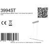 Steinhauer Bande 3-lichts verstelbare lineaire LED hanglamp voor keukeneiland